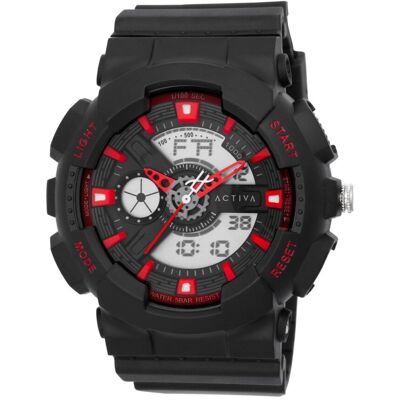 Activa X Invicta Digital ACW498-001 Herrenuhr - 50mm Schwarz Einheitsgröße Activa X Invicta Digital ACW498-001 Herrenuhr - 50mm Schwarz Einheitsgröße