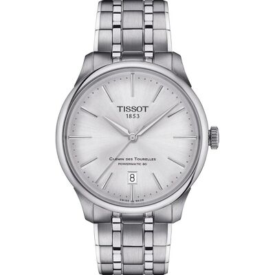 Tissot Chemin Des Tourelles Powermatic 80 Herren Silber Uhr T1398071103100 Silber Einheitsgröße Tissot Chemin Des Tourelles Powermatic 80 Herren Silber Uhr T1398071103100 Silber Einheitsgröße