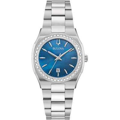 Bulova Surveyor Damenarmbanduhr Silber 96R246 Silber Einheitsgröße Bulova Surveyor Damenarmbanduhr Silber 96R246 Silber Einheitsgröße