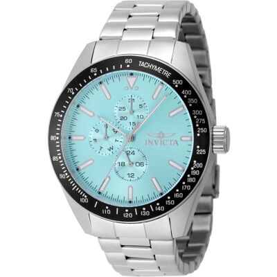 Invicta Aviator 48859 Herren Quarz Uhr - 45mm Silber Einheitsgröße Invicta Aviator 48859 Herren Quarz Uhr - 45mm Silber Einheitsgröße
