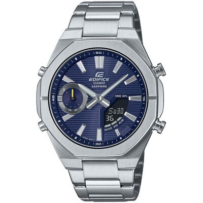 Casio Edifice Silber Herren Armbanduhr ECB-S10D-2AEF Silber Einheitsgröße Casio Edifice Silber Herren Armbanduhr ECB-S10D-2AEF Silber Einheitsgröße
