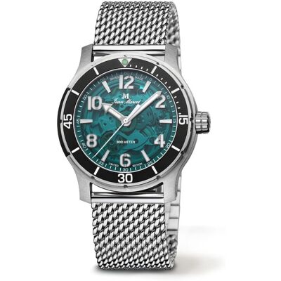 Jean Marcel Herren Armbanduhr Edelstahl Satiniert 22cm Silber Einheitsgröße Jean Marcel Herren Armbanduhr Edelstahl Satiniert 22cm Silber Einheitsgröße