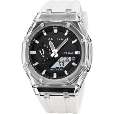 Activa x Invicta Digital ACW2100-004 Herrenuhr - 53mm Transparent Einheitsgröße Activa x Invicta Digital ACW2100-004 Herrenuhr - 53mm Transparent Einheitsgröße