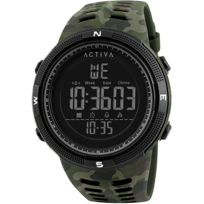Activa x Invicta Digital ACW1915MC-001 Herrenuhr - 50mm Schwarz Einheitsgröße Activa x Invicta Digital ACW1915MC-001 Herrenuhr - 50mm Schwarz Einheitsgröße