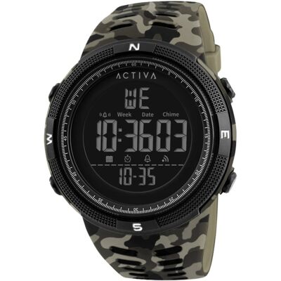 Activa x Invicta Digital ACW1915MC-003 Herrenuhr - 50mm Schwarz Einheitsgröße Activa x Invicta Digital ACW1915MC-003 Herrenuhr - 50mm Schwarz Einheitsgröße