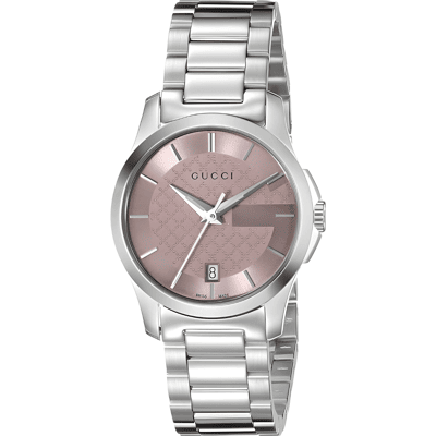 Gucci G-Timeless Rosa Zifferblatt Damenuhr - Modell YA126524 Rosa Einheitsgröße Gucci G-Timeless Rosa Zifferblatt Damenuhr - Modell YA126524 Rosa Einheitsgröße