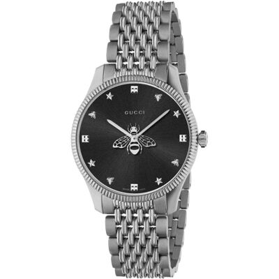 Gucci YA1264154 G-Timeless Luxus-Unisex-Uhr Silber Einheitsgröße Gucci YA1264154 G-Timeless Luxus-Unisex-Uhr Silber Einheitsgröße