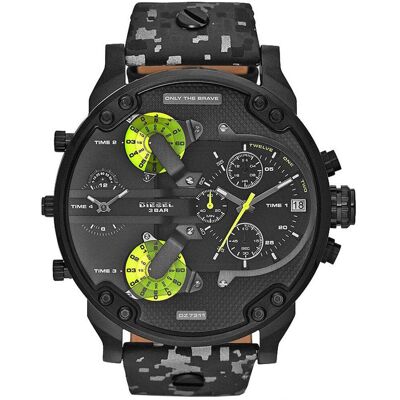 Diesel DZ7311 Mr Daddy 2.0 Camouflage Herren Chronograph Uhr Mehrfarben Einheitsgröße Diesel DZ7311 Mr Daddy 2.0 Camouflage Herren Chronograph Uhr Mehrfarben Einheitsgröße