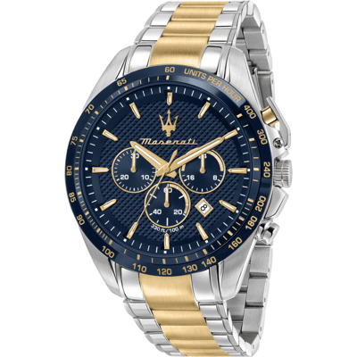 Maserati R8873612046 Traguardo Limited Edition Chronograph Herrenuhr Silber Gold Einheitsgröße Maserati R8873612046 Traguardo Limited Edition Chronograph Herrenuhr Silber Gold Einheitsgröße