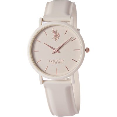 U.S. Polo Assn. Uhr Lucy Damenarmbanduhr Elfenbein Einheitsgröße U.S. Polo Assn. Uhr Lucy Damenarmbanduhr Elfenbein Einheitsgröße
