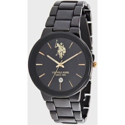 U.S. Polo Assn. Uhr Logan Herren Uhr Schwarz Einheitsgröße U.S. Polo Assn. Uhr Logan Herren Uhr Schwarz Einheitsgröße
