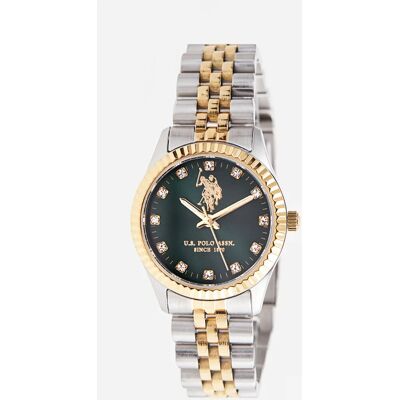 U.S. Polo Assn. Uhr Azure Damen Uhr Silber Einheitsgröße U.S. Polo Assn. Uhr Azure Damen Uhr Silber Einheitsgröße