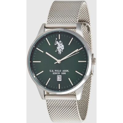 U.S. Polo Assn. Uhr Owen Herren Uhr Silber Einheitsgröße U.S. Polo Assn. Uhr Owen Herren Uhr Silber Einheitsgröße