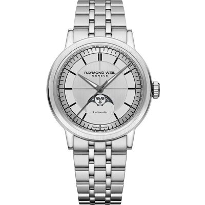 Raymond Weil Millesime Silber Herren Armbanduhr 2945-ST-65001 Silber Einheitsgröße Raymond Weil Millesime Silber Herren Armbanduhr 2945-ST-65001 Silber Einheitsgröße