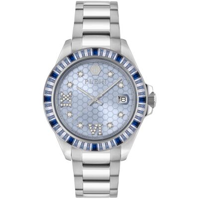 Philipp Plein Ladyempire Silber Damen Armbanduhr PW2FA0125 Silber Einheitsgröße Philipp Plein Ladyempire Silber Damen Armbanduhr PW2FA0125 Silber Einheitsgröße