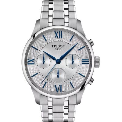 Tissot Chemin Des Tourelles Silber Herren Armbanduhr T1394621103800 Silber Einheitsgröße Tissot Chemin Des Tourelles Silber Herren Armbanduhr T1394621103800 Silber Einheitsgröße
