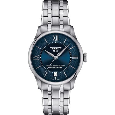 Tissot Chemin Des Tourelles Powermatic 80 Silber Damen Armbanduhr T1392071104800 Silber Einheitsgröße Tissot Chemin Des Tourelles Powermatic 80 Silber Damen Armbanduhr T1392071104800 Silber Einheitsgröße