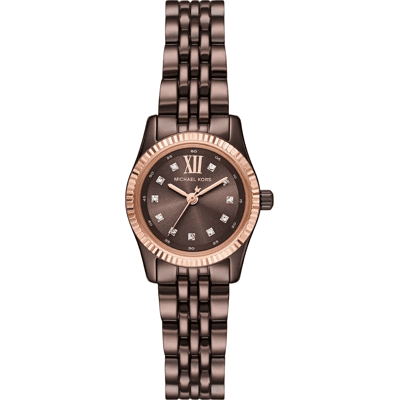 Michael Kors MK4844 Lexington Damenuhr mit braunem Zifferblatt Braun Einheitsgröße Michael Kors MK4844 Lexington Damenuhr mit braunem Zifferblatt Braun Einheitsgröße