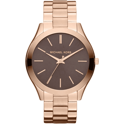 Michael Kors Slim Runway MK3181 42mm Roségold Damenuhr Roségold Einheitsgröße Michael Kors Slim Runway MK3181 42mm Roségold Damenuhr Roségold Einheitsgröße