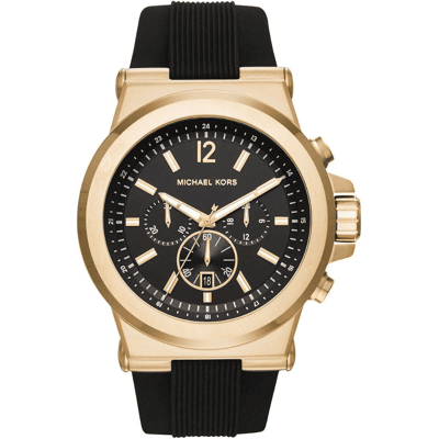 Michael Kors MK8445 Dylan 48 mm Chronograph Herrenuhr Schwarz Einheitsgröße Michael Kors MK8445 Dylan 48 mm Chronograph Herrenuhr Schwarz Einheitsgröße