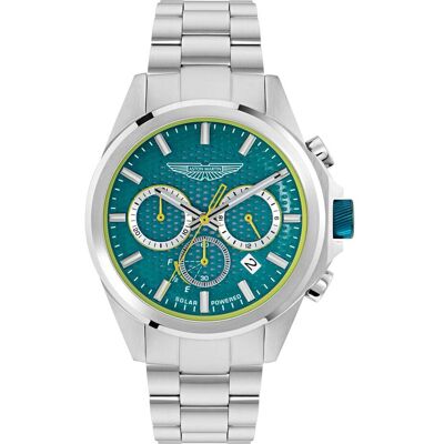 Aston Martin Thrill Hlc W Herren Silberne Uhr MTRH2S602 Silber Einheitsgröße Aston Martin Thrill Hlc W Herren Silberne Uhr MTRH2S602 Silber Einheitsgröße