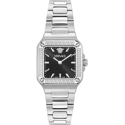 Versace Greca Edge Silber Damen Armbanduhr VE5G00126 Silber Einheitsgröße Versace Greca Edge Silber Damen Armbanduhr VE5G00126 Silber Einheitsgröße