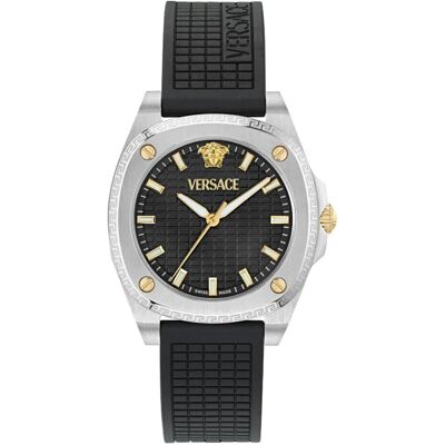 Versace Greca Pulse Schwarz Damen Armbanduhr VE5H00126 Schwarz Einheitsgröße Versace Greca Pulse Schwarz Damen Armbanduhr VE5H00126 Schwarz Einheitsgröße