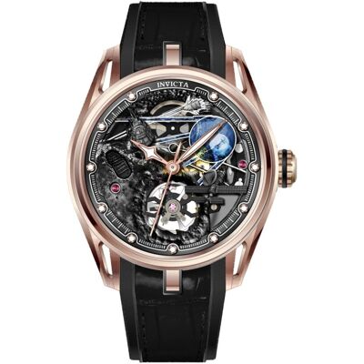 Invicta Celestial 69530 Herren Uhr - Mechanisches Werk - Edelstahl mit Roségold Zifferblatt - 45 mm Roségold Einheitsgröße Invicta Celestial 69530 Herren Uhr - Mechanisches Werk - Edelstahl mit Roségold Zifferblatt - 45 mm Roségold Einheitsgröße