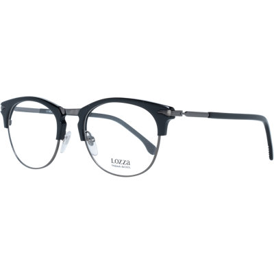 Lozza VL2294 Unisex Brille - Rund Kunststoff - Schwarz Lozza VL2294 Unisex Brille - Rund Kunststoff - Schwarz