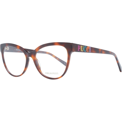 Emilio Pucci EP 5233 V Braun Schildpatt Cat Eye Brille - Brille Emilio Pucci EP 5233 V Braun Schildpatt Cat Eye Brille - Brille