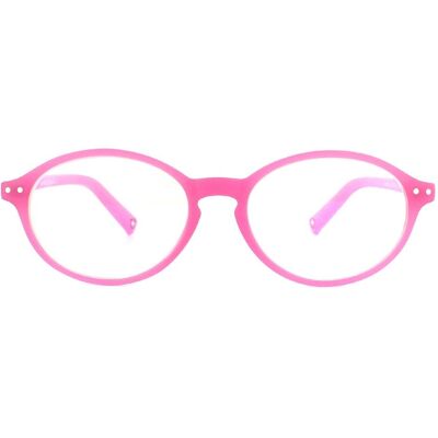 Montana Kinder Brillenrahmen Pink Blau Lichtblock - Unisex Oval - Einheitsgröße Montana Kinder Brillenrahmen Pink Blau Lichtblock - Unisex Oval - Einheitsgröße