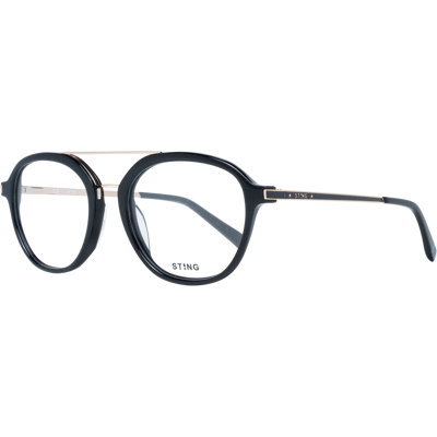 Sting VST309 520700 Schwarze Unisex Brillengestelle - Brillenrahmen Sting VST309 520700 Schwarze Unisex Brillengestelle - Brillenrahmen