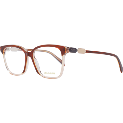 Emilio Pucci EP5185 Quadratische Brille Braun - Brille Emilio Pucci EP5185 Quadratische Brille Braun - Brille