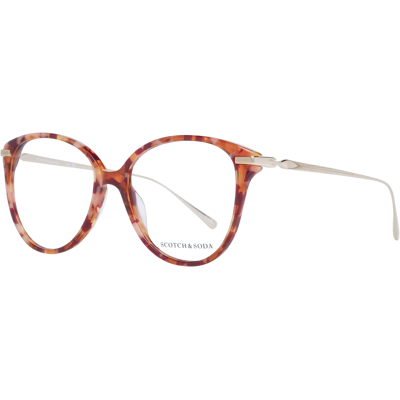 Scotch & Soda SS3011 Orange Runde Brillengestell Scotch & Soda SS3011 Orange Runde Brillengestell
