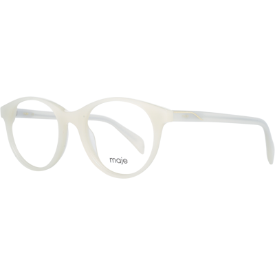 Maje Weiße Runde Brille - Vollrand Brille Maje Weiße Runde Brille - Vollrand Brille