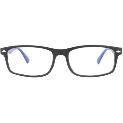 Montana Herr Rechteckige Matt Schwarz Unisex Brillenrahmen Montana Herr Rechteckige Matt Schwarz Unisex Brillenrahmen