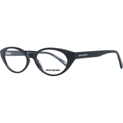 Skechers Skechers 52mm Schwarze ovale Brille - Brille Skechers Skechers 52mm Schwarze ovale Brille - Brille