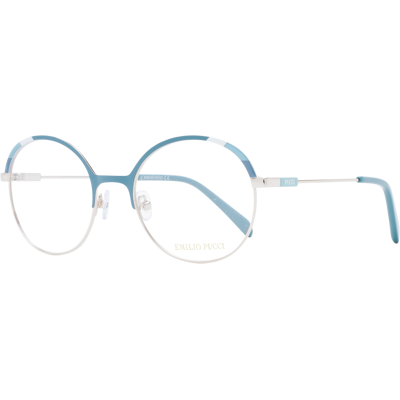 Emilio Pucci EP5201 Türkis Leichtmetall Damenbrille Emilio Pucci EP5201 Türkis Leichtmetall Damenbrille