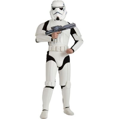 Star Wars - "Deluxe" Kostüm ‘” ’Storm Trooper“ - Herren (Weiß/Schwarz) Weiß XL Star Wars - "Deluxe" Kostüm ‘” ’Storm Trooper“ - Herren (Weiß/Schwarz) Weiß XL