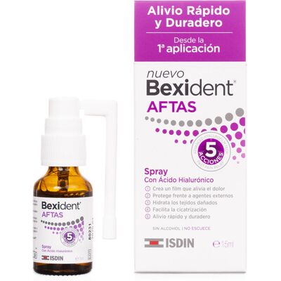 Isdin Bexident Aftas Spray - Munde Ulkus Linderung Isdin Bexident Aftas Spray - Munde Ulkus Linderung
