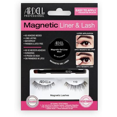 Ardell Marke Model #110 Magnetische Wimpern & Gel Eyeliner-Set Ardell Marke Model #110 Magnetische Wimpern & Gel Eyeliner-Set