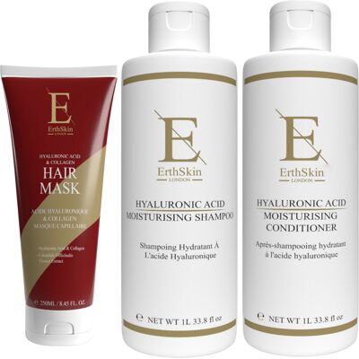 Erth Skin London Zweiphasen-Makeup-Entferner 150 ml + Hyaluronsäure & Kollagen Tagescreme 50ml Einheitsgröße Erth Skin London Zweiphasen-Makeup-Entferner 150 ml + Hyaluronsäure & Kollagen Tagescreme 50ml Einheitsgröße