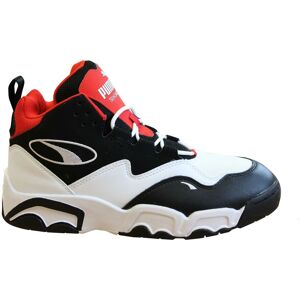 Puma Trinomic Source Mid Weiß Schwarz Rot Schnürschuhe - Herren Trainer Puma Trinomic Source Mid Weiß Schwarz Rot Schnürschuhe - Herren Trainer