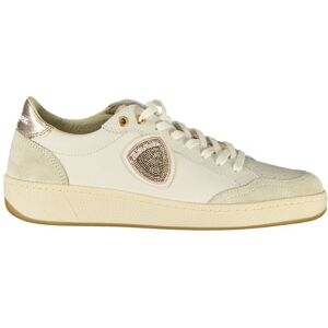 Blauer Niedrigschnitt-Sneaker Elfenbein EU40 Blauer Niedrigschnitt-Sneaker Elfenbein EU40