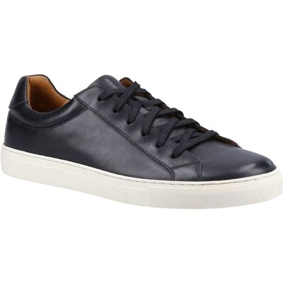 Hush Puppies Colton Leder Herren Schwarz Turnschuhe Schwarz EU 42 / UK 8 Hush Puppies Colton Leder Herren Schwarz Turnschuhe Schwarz EU 42 / UK 8