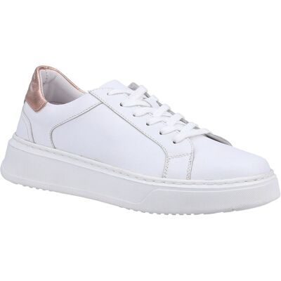 Hush Puppies Camille Leder Damen Weiß Turnschuhe Weiß EU 36 / UK 3 Hush Puppies Camille Leder Damen Weiß Turnschuhe Weiß EU 36 / UK 3