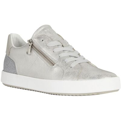 Geox D Blomiee A Synthetik Polyurethan Damen Silber Turnschuhe Silber EU 38 / UK 5 Geox D Blomiee A Synthetik Polyurethan Damen Silber Turnschuhe Silber EU 38 / UK 5