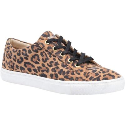 Hush Puppies Womens/Ladies Tessa Leopard Print Leder Turnschuhe (Braun/Schwarz) Braun EU 38 / UK 5 Hush Puppies Womens/Ladies Tessa Leopard Print Leder Turnschuhe (Braun/Schwarz) Braun EU 38 / UK 5