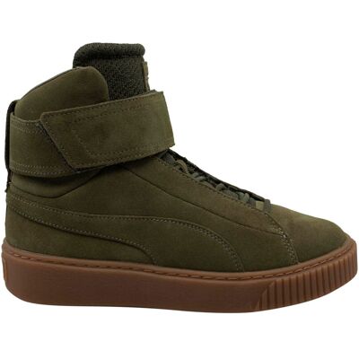 Puma -Plattform mit mittlerem Ow -Gurt Leder Schnürung Grüne Frauen Trainer 364588 01 Grün EU 36,5 / UK 3,5 Puma -Plattform mit mittlerem Ow -Gurt Leder Schnürung Grüne Frauen Trainer 364588 01 Grün EU 36,5 / UK 3,5