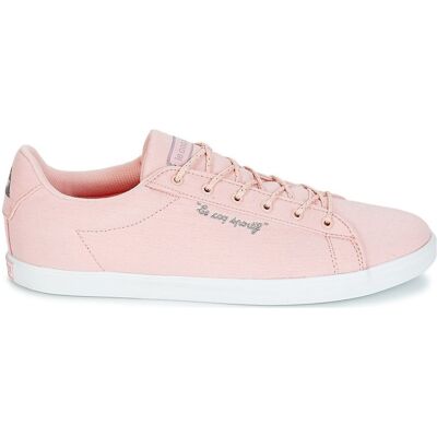 Le Coq Sportif Agate Pink Schnürschuhe Damen Canvas - Damen Plimsolls Le Coq Sportif Agate Pink Schnürschuhe Damen Canvas - Damen Plimsolls